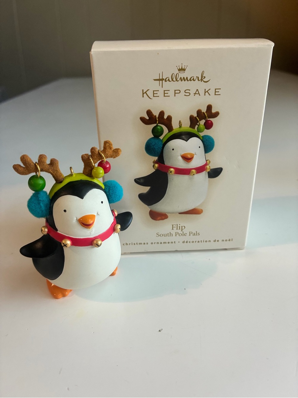 Hallmark 2007 “Flip” Penguin Ornament NIB
